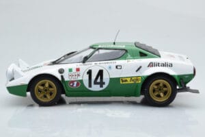 Lancia Stratos Alitalia #14 S. Munari / M. Mannucci Winners Rally Monte Carlo 1975 Minichamps 1:18 155751714 Metall – Bild 3 von 6