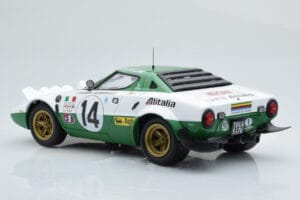 Lancia Stratos Alitalia #14 S. Munari / M. Mannucci Winners Rally Monte Carlo 1975 Minichamps 1:18 155751714 Metall – Bild 5 von 6