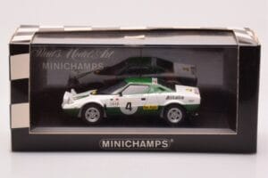 Lancia Stratos Alitalia #4 B. Waldegaard / H. Thorzelius Winner Rally Sweden 1975 Minichamps 1:43 430751204 Metall – Bild 4 von 4