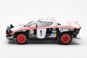 Lancia Stratos HF #1 Lancia Pirelli W. Rohrl / C. Geistdorfer Winners Dynabit Saarland Rallye 1978 Minichamps 1:18 155781701  – Bild 3 von 6