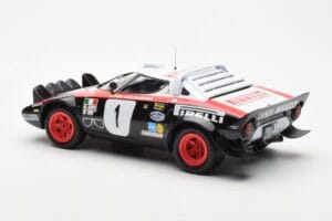 Lancia Stratos HF #1 Lancia Pirelli W. Rohrl / C. Geistdorfer Winners Dynabit Saarland Rallye 1978 Minichamps 1:18 155781701  – Bild 5 von 6