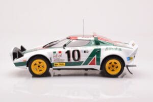 Lancia Stratos HF #10 S. Munari / S. Maiga Rally Monte Carlo 1976 IXO 1:18 18RMC162A Metall – Bild 3 von 6