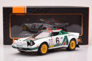 Lancia Stratos HF #6 B. Waldegård / H. Thorszelius Rally Monte Carlo 1976 IXO 1:18 18RMC162B Metall – Bild 6 von 6