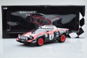 Lancia Stratos Pirelli #4 M. Alen / I. Kivimaki Winners Rally Sanremo 1978 Minichamps 1:18 155781704 Metall – Bild 6 von 6