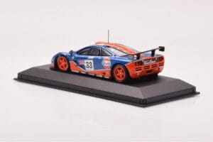 McLaren F1 GTR #33 Gulf Racing R. Bellm / M. Weaver / J-J. Lehto 24 Hours of Le Mans 1996 Minichamps 1:43 530164333 Metall – Bild 3 von 4