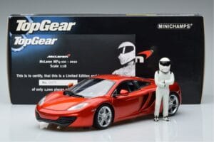McLaren MP4-12C Mit Stig Top Gear Figur Minichamps 1:18 519101330 Metall – Bild 7 von 7