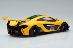 McLaren P1 GTR Gelb Mit Grünen Streifen AUTOart 1:18 81544 Komposit – Bild 3 von 7