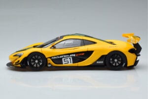 McLaren P1 GTR Gelb Mit Grünen Streifen AUTOart 1:18 81544 Komposit – Bild 4 von 7