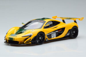 McLaren P1 GTR Gelb Mit Grünen Streifen AUTOart 1:18
