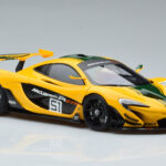 McLaren P1 GTR Gelb Mit Grünen Streifen AUTOart 1:18 - image 5 of 7