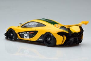 McLaren P1 GTR Gelb Mit Grünen Streifen AUTOart 1:18 81544 Komposit – Bild 6 von 7