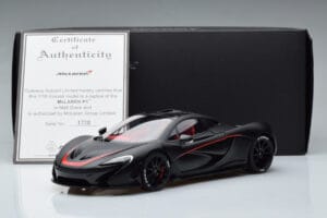 McLaren P1 Matt Schwarz AUTOart 1:18 76027 Metall – Bild 9 von 9