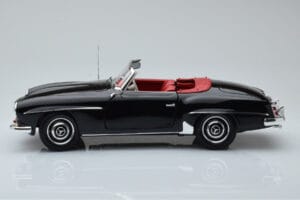 Mercedes 190 SL W121 Cabriolet Schwarz Minichamps 1:18 100037030 Metall – Bild 4 von 8