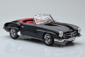 Mercedes 190 SL W121 Cabriolet Schwarz Minichamps 1:18 100037030 Metall – Bild 5 von 8