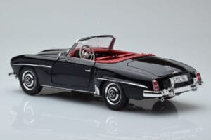 Mercedes 190 SL W121 Cabriolet Schwarz Minichamps 1:18 100037030 Metall – Bild 6 von 8