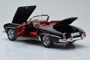 Mercedes 190 SL W121 Cabriolet Schwarz Minichamps 1:18 100037030 Metall – Bild 7 von 8