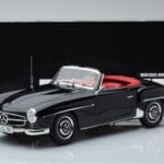 Mercedes 190 SL W121 Cabriolet Schwarz Minichamps 1:18 100037030 - image 8 of 8