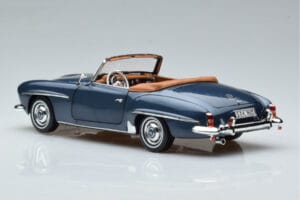 Mercedes 190 SL W121 Roadster Blau Norev 1:18 B66040625 Metall – Bild 7 von 8