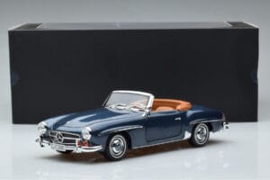 Mercedes 190 SL W121 Roadster Blau Norev 1:18 B66040625 Metall – Bild 8 von 8