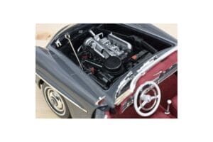 Mercedes 190 SL W121 Roadster Grau Norev 1:18 183402 Metall – Bild 7 von 8