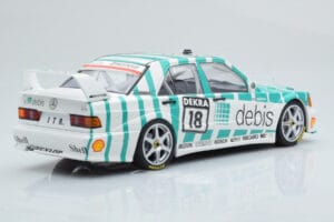 Mercedes 190E 2.5-16 W201 EVO 2 Debis #18 F. Giroix Team Zackspeed DTM 1991 Minichamps 1:18 155913618 Metall – Bild 2 von 6