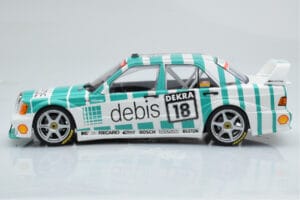 Mercedes 190E 2.5-16 W201 EVO 2 Debis #18 F. Giroix Team Zackspeed DTM 1991 Minichamps 1:18 155913618 Metall – Bild 3 von 6