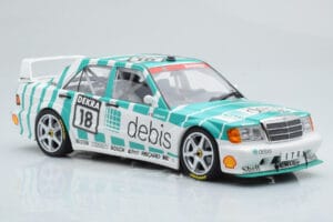 Mercedes 190E 2.5-16 W201 EVO 2 Debis #18 F. Giroix Team Zackspeed DTM 1991 Minichamps 1:18 155913618 Metall – Bild 4 von 6