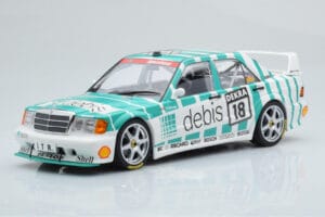 Mercedes 190E 2.5-16 W201 EVO 2 Debis #18 F. Giroix Team Zackspeed DTM 1991 Minichamps 1:18