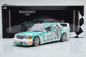Mercedes 190E 2.5-16 W201 EVO 2 Debis #18 F. Giroix Team Zackspeed DTM 1991 Minichamps 1:18 155913618 Metall – Bild 6 von 6