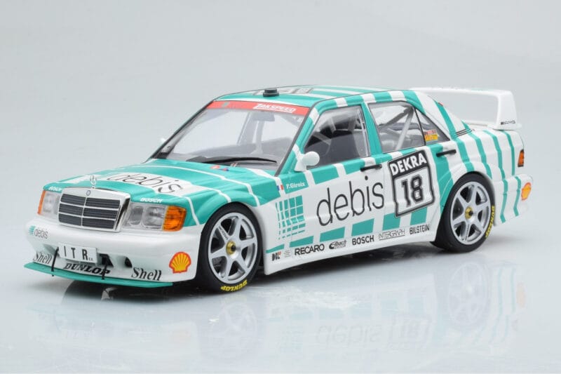 Mercedes 190E 2.5-16 W201 EVO 2 Debis #18 F. Giroix Team Zackspeed DTM 1991 Minichamps 1:18