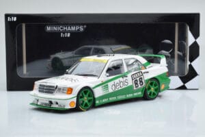 Mercedes 190E 2.5-16 W201 EVO 2 Debis #88 B. Schneider Team Zackspeed DTM 1991 Minichamps 1:18 155913688 Metall – Bild 6 von 6