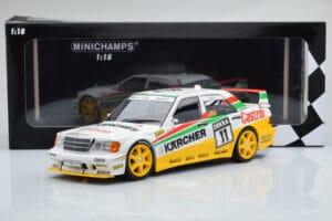 Mercedes 190E 2.5-16 W201 EVO 2 Karcher #11 J. Laffite Team Maas-Schons DTM 1992 Minichamps 1:18 155923611 Metall – Bild 6 von 6