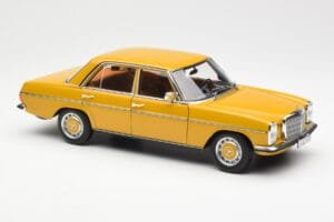 Mercedes 200/8 W115 Sahara Gelb Norev 1:18 183771 Metall – Bild 6 von 8