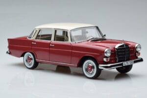 Mercedes 200 W110 Rot Norev 1:18 183706 Metall – Bild 6 von 7
