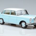 Mercedes 220 S W111 Blau Norev 1:18 183920 Metall - image 5 of 7