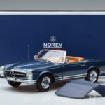 Mercedes 230 SL W113 Pagoda Blau Limitierte Auflage Norev 1:18 183767 Metall - image 8 of 8