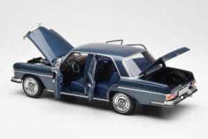 Mercedes 280 SE W108 Dunkelblau Metallic Norev 1:18 183534 Metall – Bild 5 von 8