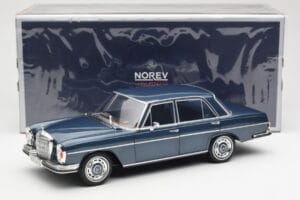 Mercedes 280 SE W108 Dunkelblau Metallic Norev 1:18 183534 Metall – Bild 8 von 8