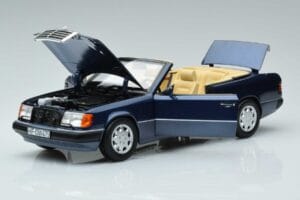 Mercedes 300 CE-24 A124 Cabriolet Nautical Blau Limitierte Auflage Norev 1:18 183879 Metall – Bild 2 von 7