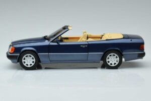 Mercedes 300 CE-24 A124 Cabriolet Nautical Blau Limitierte Auflage Norev 1:18 183879 Metall – Bild 4 von 7
