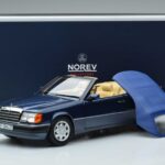 Mercedes 300 CE-24 A124 Cabriolet Nautical Blau Limitierte Auflage Norev 1:18 183879 Metall - image 7 of 7