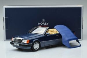 Mercedes 300 CE-24 A124 Cabriolet Nautical Blau Limitierte Auflage Norev 1:18 183879 Metall – Bild 7 von 7