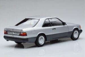 Mercedes 300 CE-24 C124 Coupe Silber Norev 1:18 183880 Metall – Bild 3 von 7