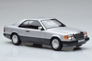 Mercedes 300 CE-24 C124 Coupe Silber Norev 1:18 183880 Metall – Bild 5 von 7