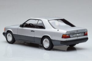 Mercedes 300 CE-24 C124 Coupe Silber Norev 1:18 183880 Metall – Bild 6 von 7
