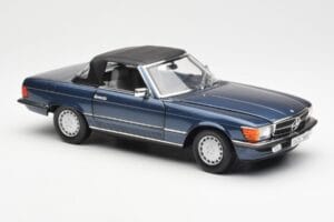 Mercedes 300 SL R107 Nautikblau Norev 1:18 183466 Metall – Bild 6 von 8