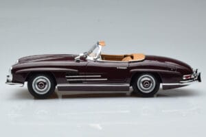 Mercedes 300 SL W198 Roadster Rot Norev 1:18 183891 Metall – Bild 5 von 8