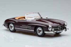 Mercedes 300 SL W198 Roadster Rot Norev 1:18 183891 Metall – Bild 6 von 8