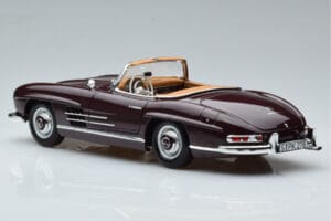 Mercedes 300 SL W198 Roadster Rot Norev 1:18 183891 Metall – Bild 7 von 8