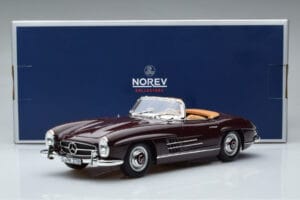 Mercedes 300 SL W198 Roadster Rot Norev 1:18 183891 Metall – Bild 8 von 8